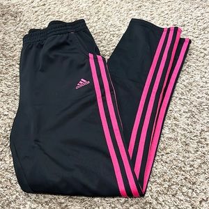 Pink adidas joggers